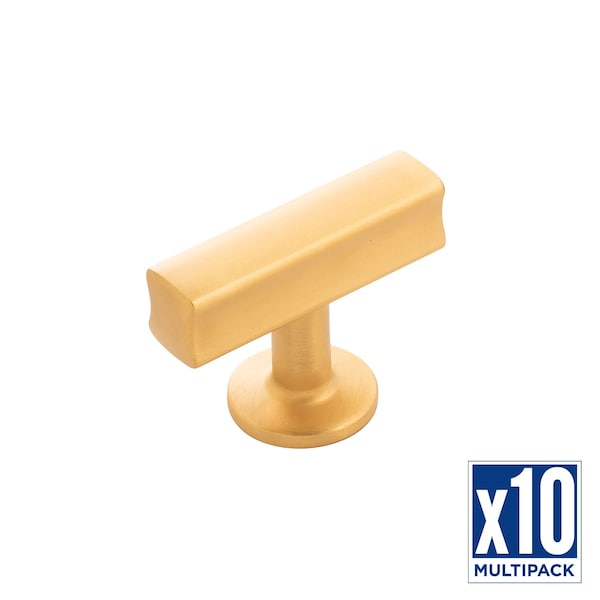 Hickory Hardware T-Knob 1-15/16 Inch X 15/16 Inch, 10PK - H077878BGB-10B