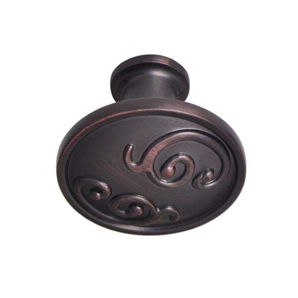 Utopia Alley Roma Cabinet Knob Oil Rubbed Bronze 1.3 inch - HW342PLRB011