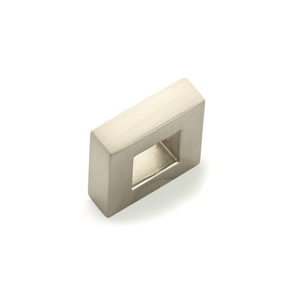 Richelieu 31/32 in. X 5/16 in. (25 mm x 8 mm) Brushed Nickel Contemporary Metal Cabinet Knob - BP31604325195
