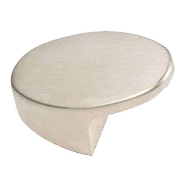 Gan Eden Oval Knob, Satin Nickel - GA564046