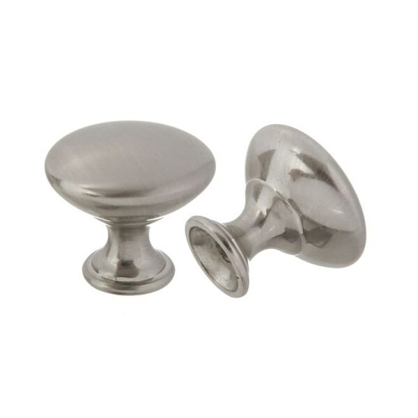 Crown 1-1/16" Diecast Cabinet Knob Satin Nickel Finish - CHK910SN
