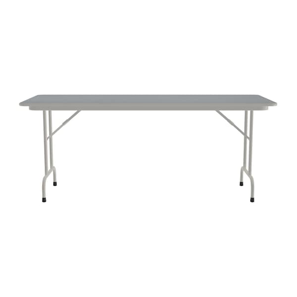 Correll Rectangle Commerical Folding Utility Table, 30" W, 60" L, 29" H, High Pressure Laminate Top - CF3060PX-15