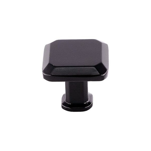 Pride Industrial 1in Square Cabinet Knob Matte Black Finish - K92230BK