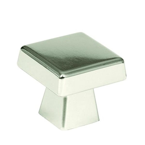 Classic Accessories Square Knob Polished Nickel - 1.5 in. - VE643514
