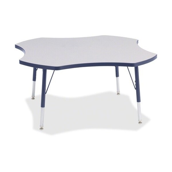 Jonti-Craft TABLE, FOUR LEAF, 48in, GY/NY - JNT6453JCE112
