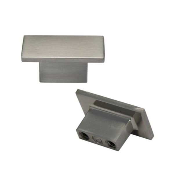Crown 1-1/4" Square Cabinet Knob Satin Nickel Finish - CHK81021SN