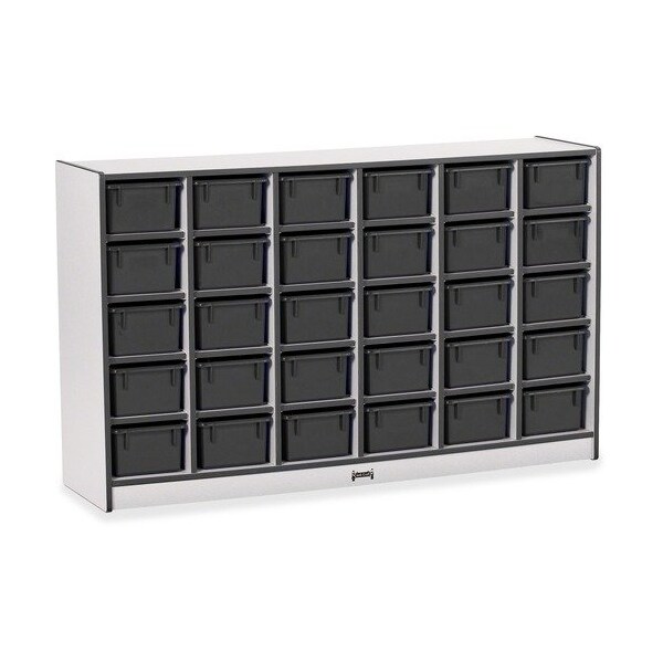 Jonti-Craft CUBBIE, 30 TRAY, WITH BINS, BK - JNT0431JCWW180