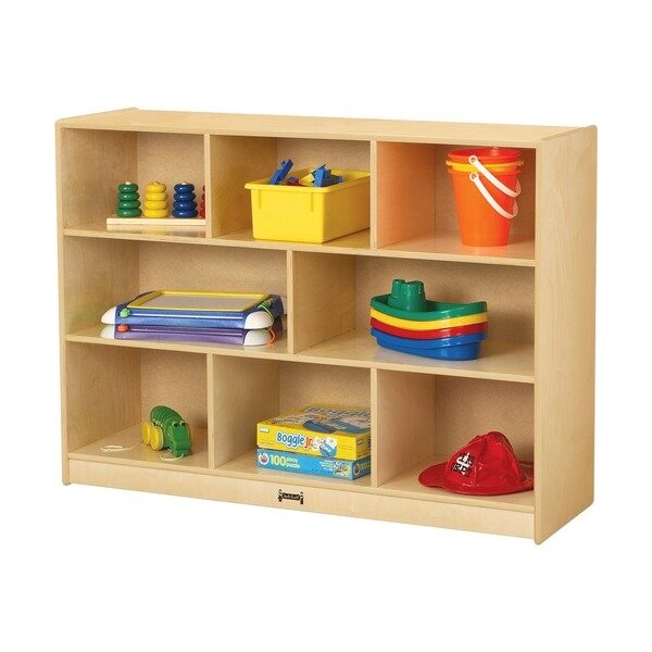Jonti-Craft JontiCraft 2691JC, SUPER-SIZED SINGLE MOBILE STORAGE UNIT, 48W X 15D X 35.5H, WHITE - JNT2691JC
