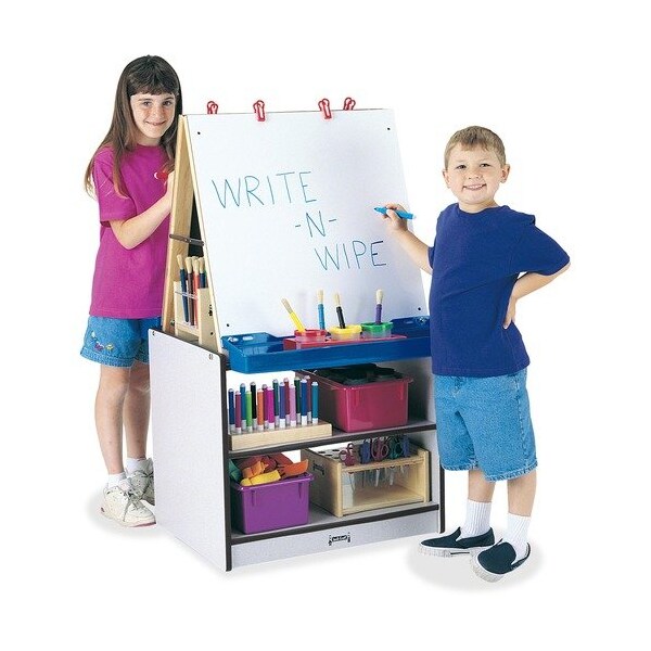 Jonti-Craft CENTER, ART, 2-STATION, BLACK - JNT0289JCWW180