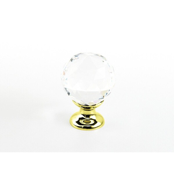 Schaub 1-1/8in Stargaze Cabinet Knob Bright Brass Finish - 70-CS-03