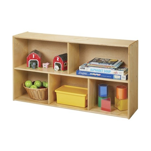 Jonti-Craft Storage Unit, Low, 2 Shelves, Open, 48inx26-1/2inx12in, Baltic - JNT7143YT