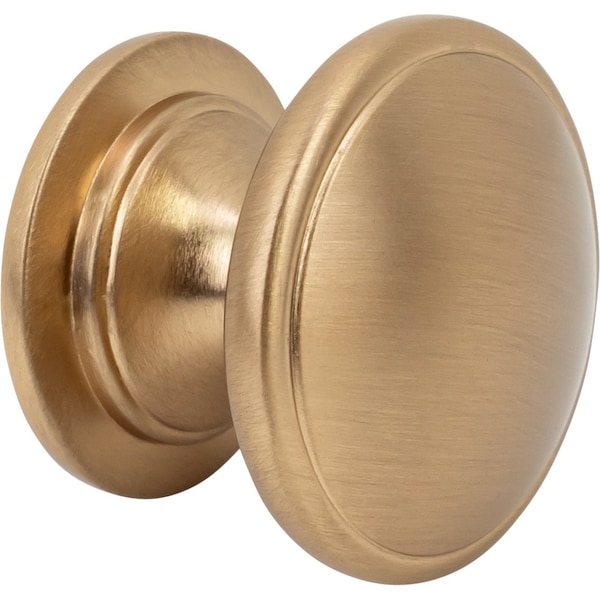 Designperfect 1-1/4 Diameter Round Cabinet Knob, Champagne Bronze/Gold, 25PK - DPA25R18KCBZ