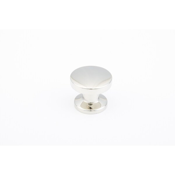 Schaub 1-3/8in Northport Round Cabinet Knob Polished Nickel Finish - 211-PN