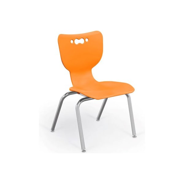 Mooreco Balt Hierarchy 14 Plastic Classroom Chair - Set of 5 - Orange - 53314-5-ORANGE