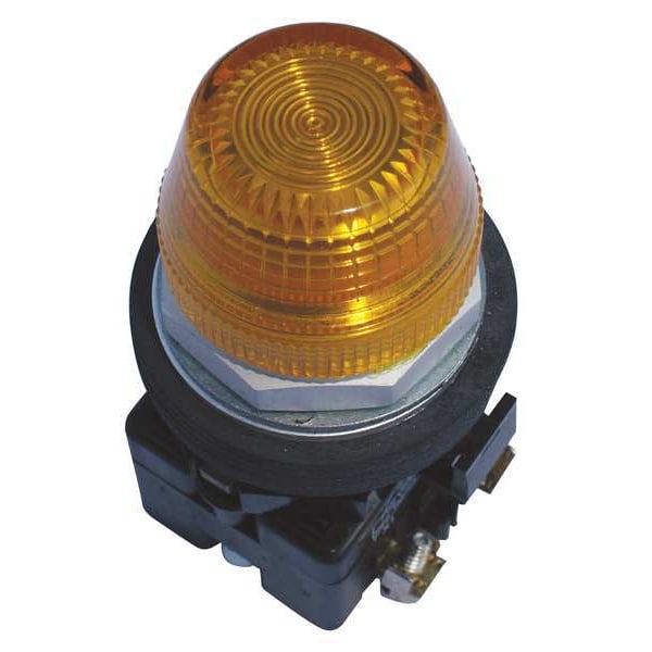 Eaton Unidad completa de luz piloto, LED, amarilla - HT8HBYL1
