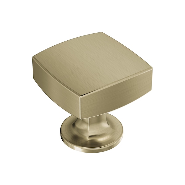 Amerock Everett 1-1/4 inch 32mm Length Golden Champagne Cabinet Knob - BP37101BBZ