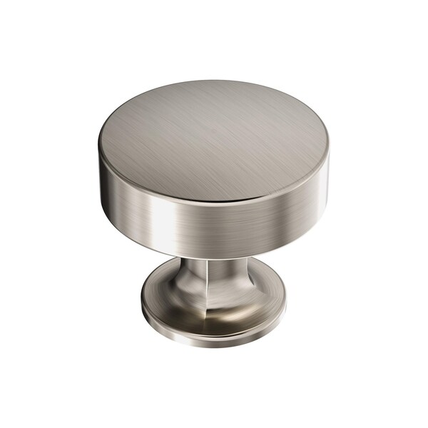 Amerock Everett 1-5/16 inch 33mm Diameter Satin Nickel Cabinet Knob - BP37102G10