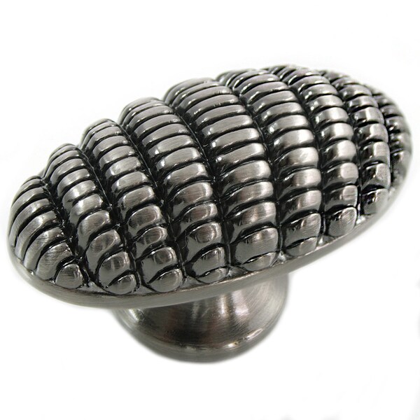 Mng 1 7/8" Honeycomb Egg Knob, Satin Nickel Antique - 10511