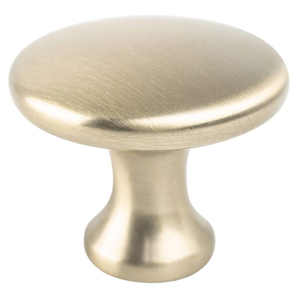 Berenson Contemporary Advantage Five Champagne Narrow Round Knob - 9129-10CZ-P