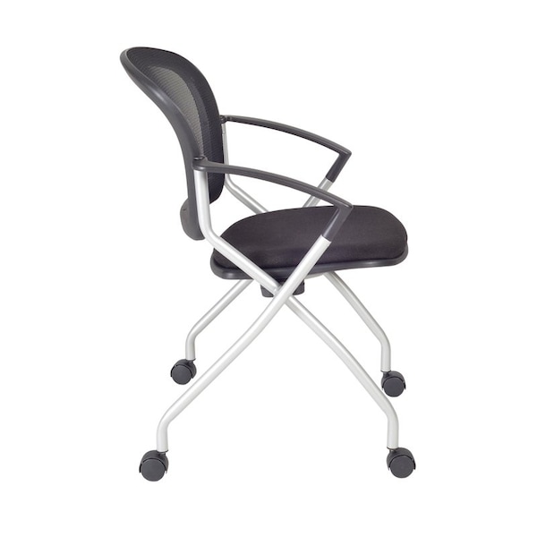 Regency Regency Kobe 48 x 24 in. Mobile T-Base Training Table- Maple, 2 Cadence Nesting Chairs - MKTRCC4824PL23BK