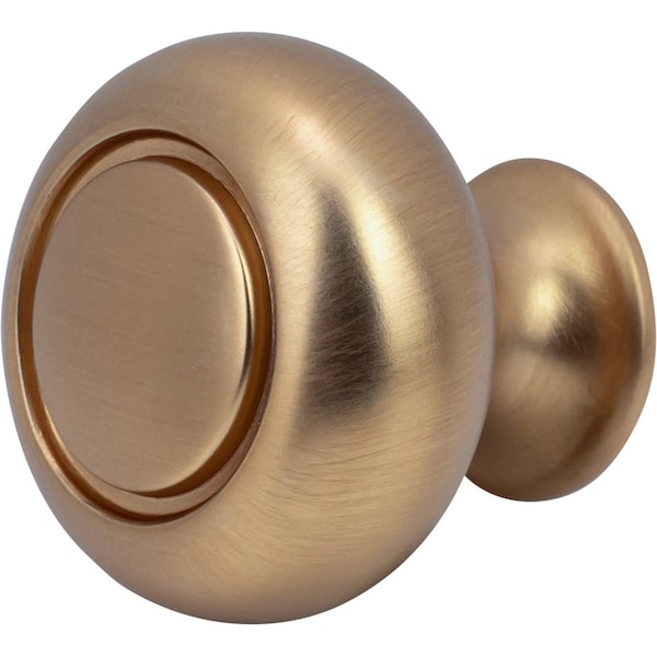 Designperfect 1-1/4 Diameter Round Cabinet Knob, Champagne Bronze/Gold, 25PK - DPA25R31KCBZ