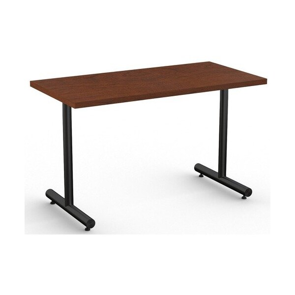Special-T Table, Black Base, 24inWx48inLx29inH, Mahogany - SCTKING2448BMG