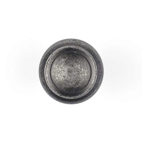 Richelieu 1 3/16 in (30 mm) Pewter Traditional Cabinet Knob - BP5120530142