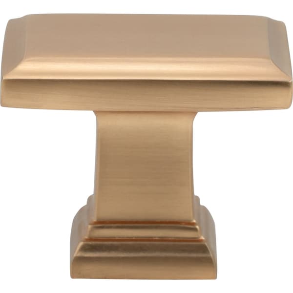 Designperfect 1-1/2 Overall Length Rectangle Cabinet Knob, Champagne Bronze/Gold, 10PK - DPA10A48KCBZ