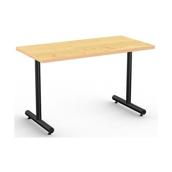 Special-T Table, Black Base, 24inWx48inLx29inH, Crema Maple - SCTKING2448BCM