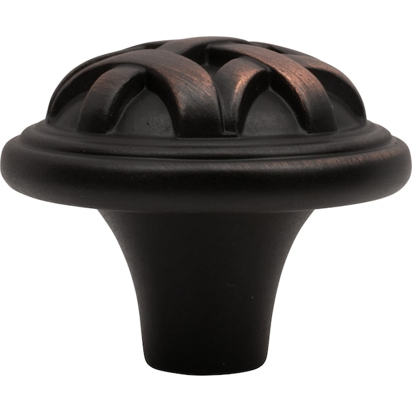 Designperfect 1-1/4 Diameter Round Cabinet Knob, Brushed Oil Rubbed Bronze, 10PK - DPA10L68KORB
