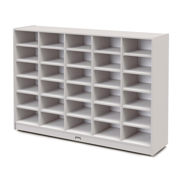 Jonti-Craft Rainbow Accents 30 Tub Mobile Storage, without Tubs, Gray - 4030JCWW000