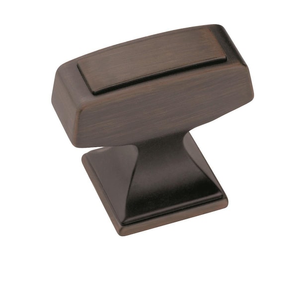 Amerock Mulholland 1-1/4 inch 32mm Length Gunmetal Cabinet Knob - 2000747