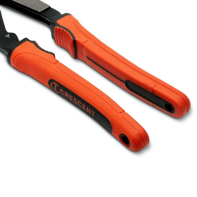 Crescent 8 pulgadas Z2 Auto-Bite V-Jaw Tongue & Groove Pliers con agarre de material dual - RTAB8CGR.