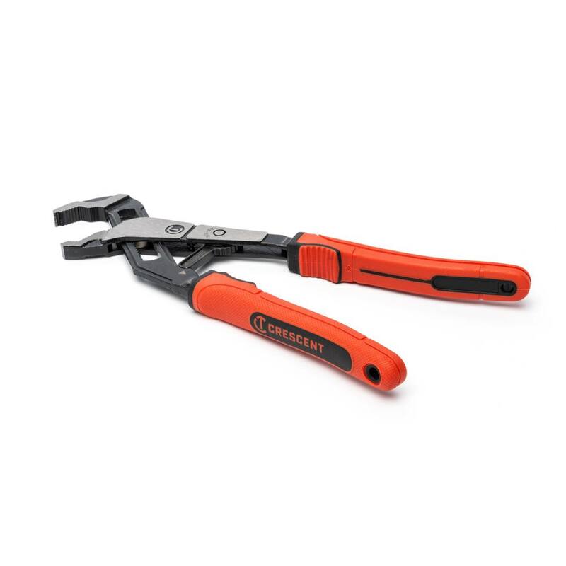 Crescent 8 pulgadas Z2 Auto-Bite V-Jaw Tongue & Groove Pliers con agarre de material dual - RTAB8CGR.