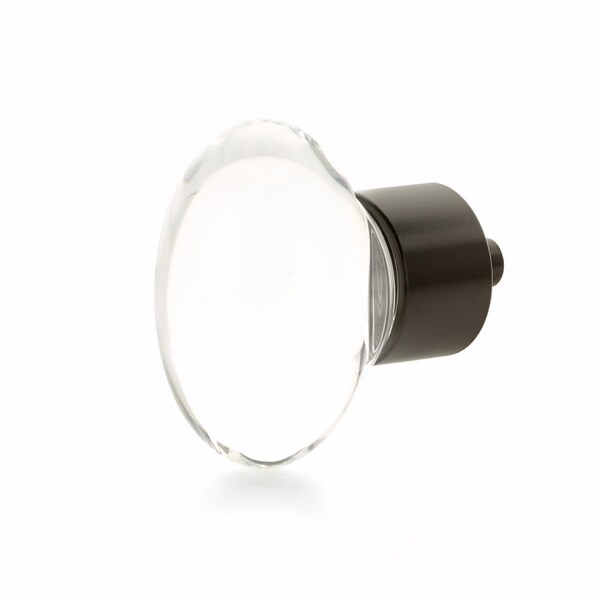 Schaub City Lights Oval Glass Knob Oil Rubbed Bronze Finish - 60-10B
