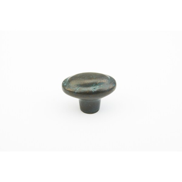 Schaub 1-7/8in Mountain Oval Cabinet Knob Verde Imperiale Finish - 782-VI