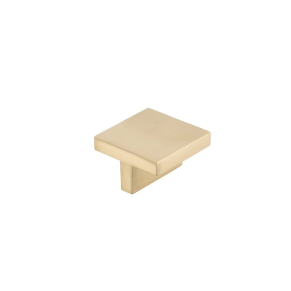 Richelieu 1 21/32 in (42 mm) x 1 21/32 in (42 mm) Champagne Bronze Contemporary Cabinet Knob Bendale - BP84150CHBRZ
