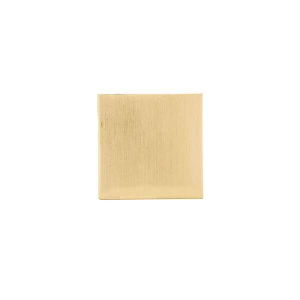 Richelieu 1 21/32 in (42 mm) x 1 21/32 in (42 mm) Champagne Bronze Contemporary Cabinet Knob Bendale - BP84150CHBRZ