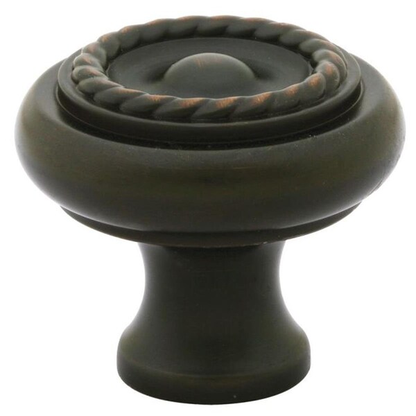 Patioplus 1.25 in. Rope Cabinet Knob, Oil Rubbed Bronze - PA2001736