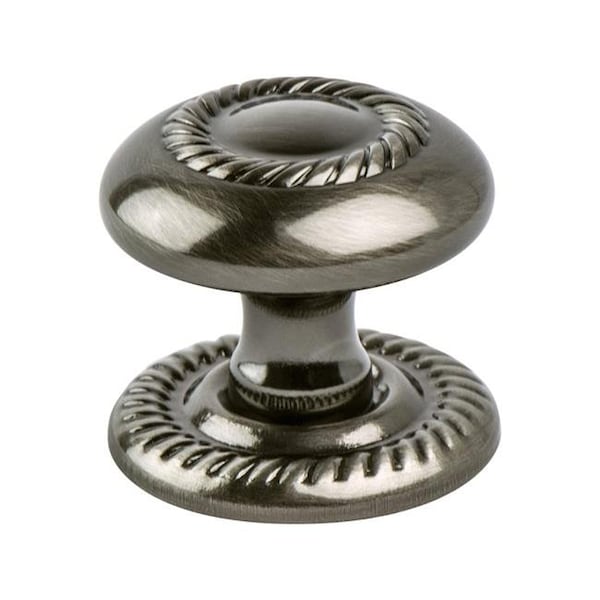 Berenson Berenson 0954-1BBN-P 1.25 in. dia. Advantage Plus 4 Knob with Brushed Black Nickel - 0954-1BBN-P