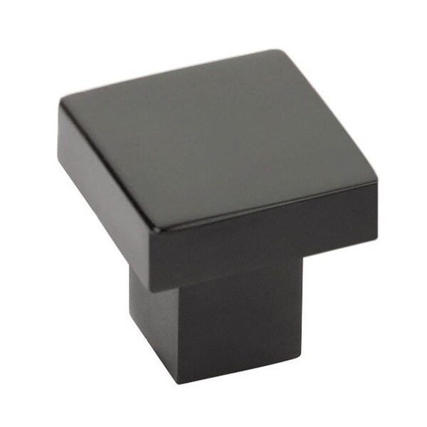 Emtek Hunter 1-1/4 in Cabinet Knob Flat Black Finish - 86702US19