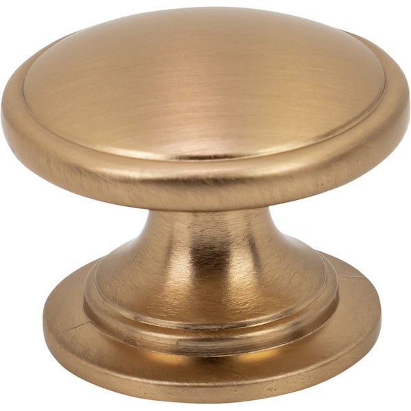 Designperfect 1-1/4 Diameter Round Cabinet Knob, Champagne Bronze/Gold, 10PK - DPA10R18KCBZ