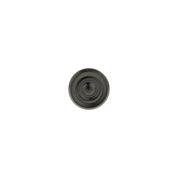 Richelieu 1 3/8 in (35 mm) Black Contemporary Metal Cabinet Knob - BP872535900