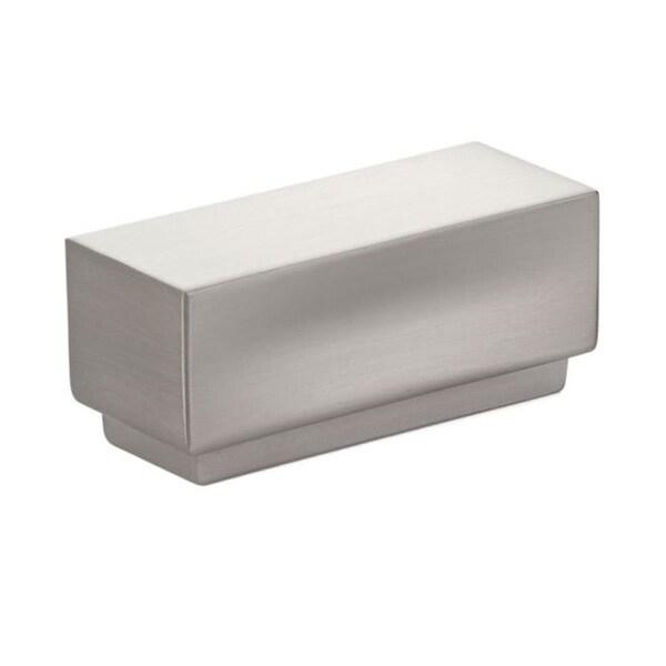 Patioplus 1 in. Center to Center Cinder Cabinet Knob, Satin Nickel - 2.25 in. - PA2001658