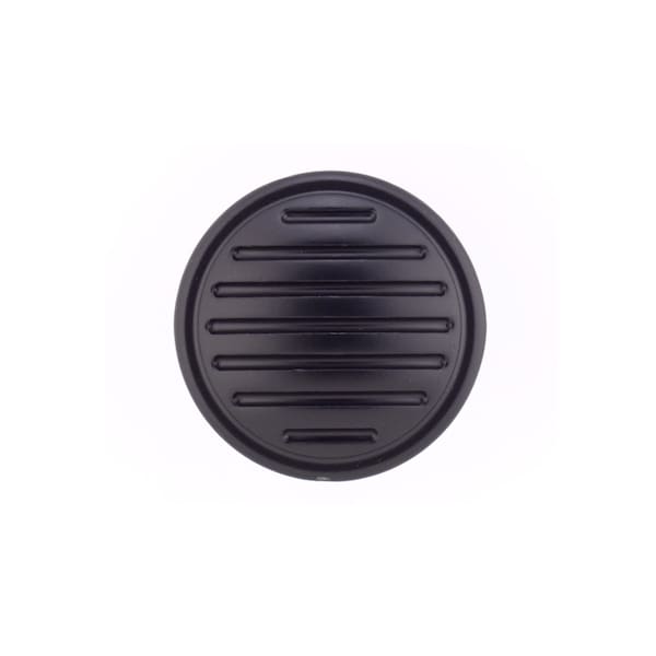 Richelieu 1 3/16 in (30 mm) Matte Black Contemporary Metal Cabinet Knob - BP16930900