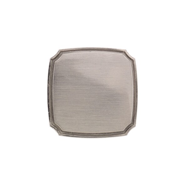 Richelieu 1 3/8 in (35 mm) x 1 3/8 in (35 mm) Brushed Nickel Transitional Cabinet Knob - BP77035195