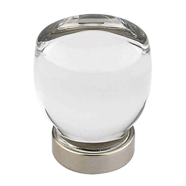 Patioplus 1.125 in. Juneau Crystal Cabinet Knob, Bright Chrome - PA2054366