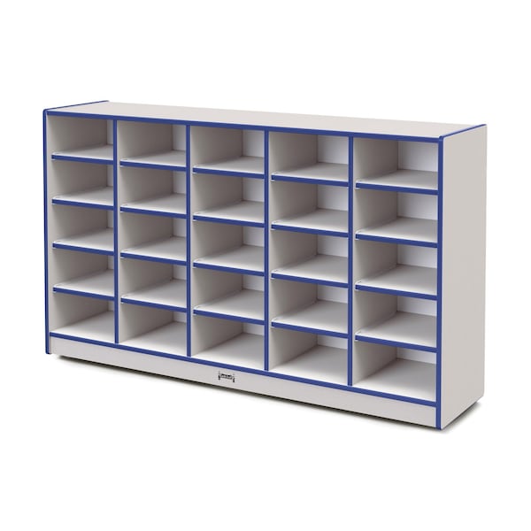 Jonti-Craft Rainbow Accents 25 Tub Mobile Storage, without Tubs, Blue - 4025JCWW003