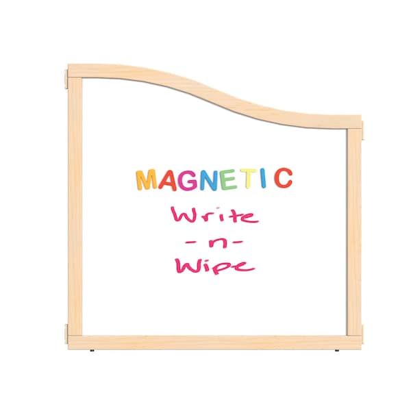 Jonti-Craft KYDZ Suite Cascade Panel, E To A-height, 36 in. Wide, Magnetic Write-n-Wipe - 1521JCAMG