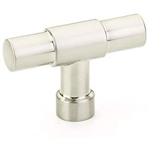Patioplus 2 in. Jasper Finger Pull Cabinet Knob, Satin Brass - PA2498752